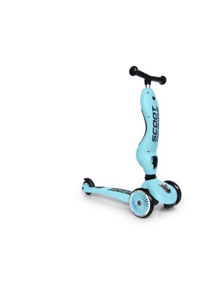 Porteur 2 en 1 évolutif en trottinette 1 à 5 ans Bleu Turquoise