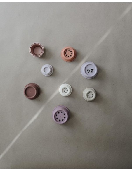 Jouet Tour empilable Mushie Petal