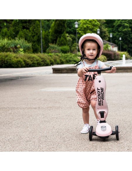 Porteur 2 en 1 évolutif en trottinette 1 à 5 ans Vert Forest
