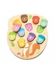 Ecureuil m'apprend à compter