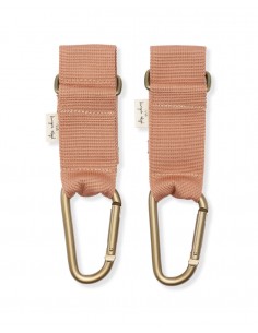 Set de 2 crochets mousqueton d'attache avec sangle pour...