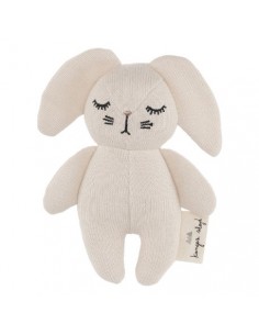 Hochet Mini Lapin en coton biologique