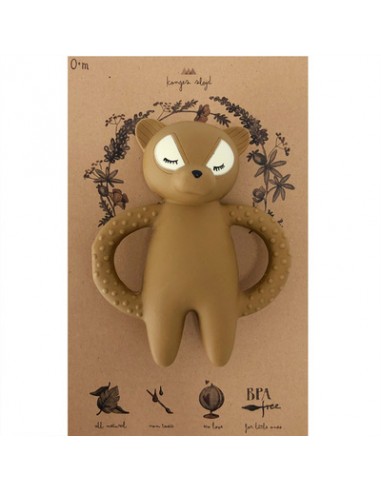 Jouet de dentition Raton Laveur Racoon Caramel