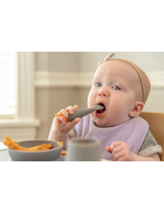 Mini Cuillères (x2) d'apprentissage en silicone souple... 2