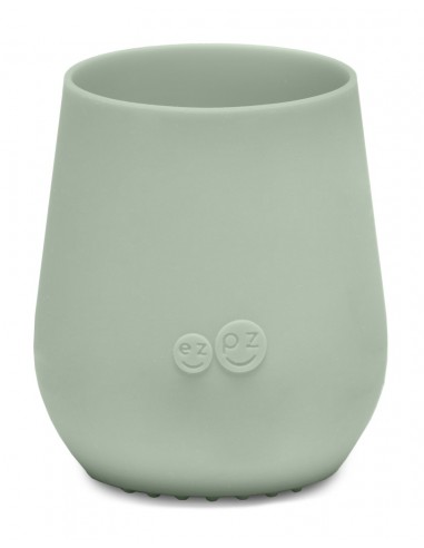 Mini Gobelet d'apprentissage en silicone souple Vert amande