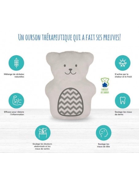Bouillotte Ourson thérapeutique BékéBobo Raton Laveur