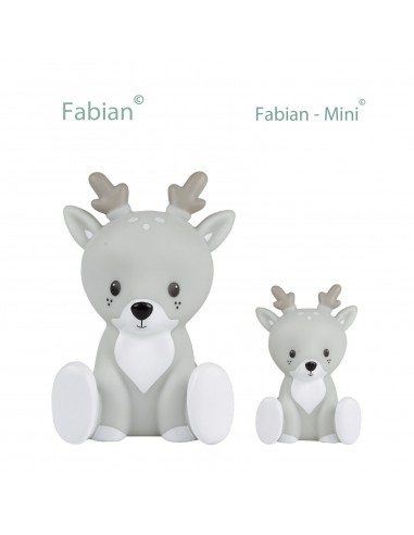 Veilleuse Renne Fabian Gris