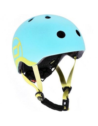 Casque de sécurité enfant pour porteur, trottinette ou vélo Bleu tuquoise