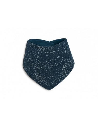 Bavoir bandana Lucky Bleu nuit Gold Bubble