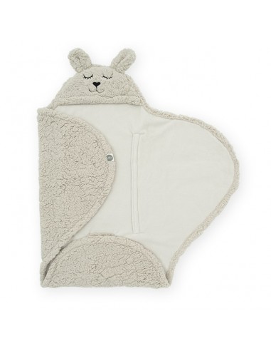 Couverture Nomade moelleuse Lapin Beige