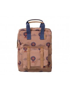 Petit Sac à dos enfant Marron et Bleu Lion
