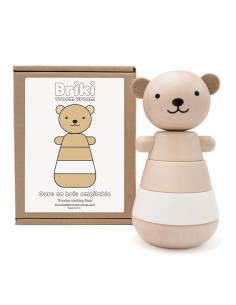 Jouet Ours en bois pyramide empilable 2