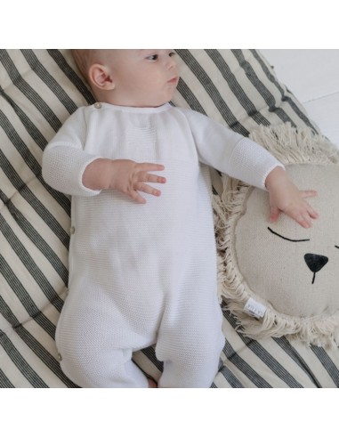 Combinaison en coton Chat Blanc