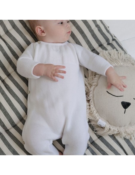 Combinaison en coton Chat Blanc