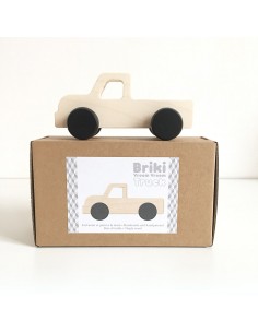 Voiture Truck en bois 2