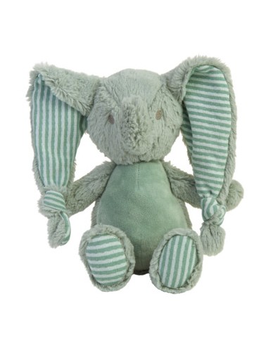 Peluche Eléphant Eddy Vert