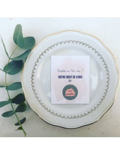 Carte à gratter annonce du sexe du bébé Fille - Poulette...