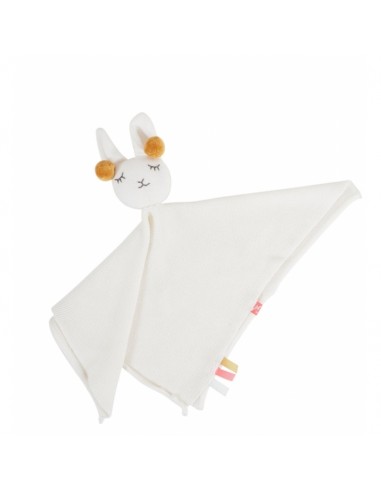 Doudou Lama en tricot de coton biologique