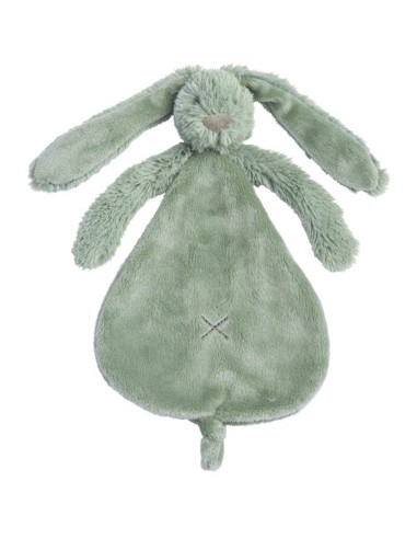 Doudou Lapin Richie Vert