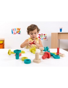 Jeu écrous et boulons éco-responsable 2