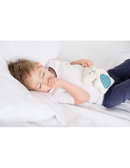 Bouillotte Ourson thérapeutique BékéBobo Bandeau Rouge