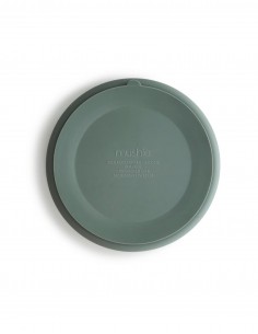 Assiette compartimentée Mushie en silicone souple... 2
