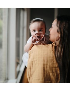 Balle de dentition Mushie Gris Dove grey 2