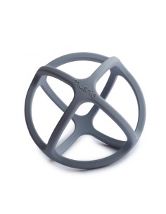 Balle de dentition Mushie Bleu Gris