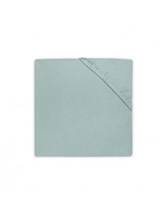 Drap housse Couffin Cododo en jersey de coton vert 40x80cm