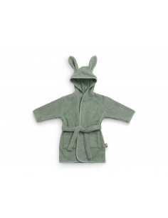 Peignoir Lapin en coton Vert