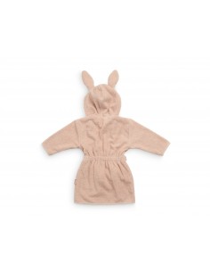 Peignoir Lapin en coton Rose 2