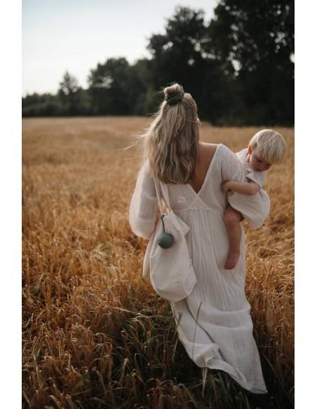 Etui de rangement en silicone pour tétine Cloudy Mauve Terracotta