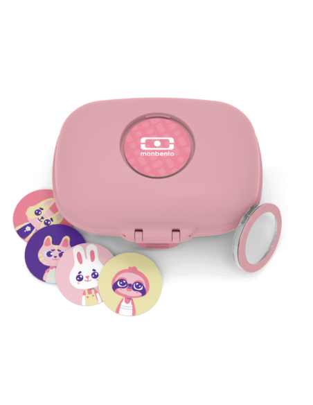 Boîte à Goûter Rose MonBento MB Gram Blush