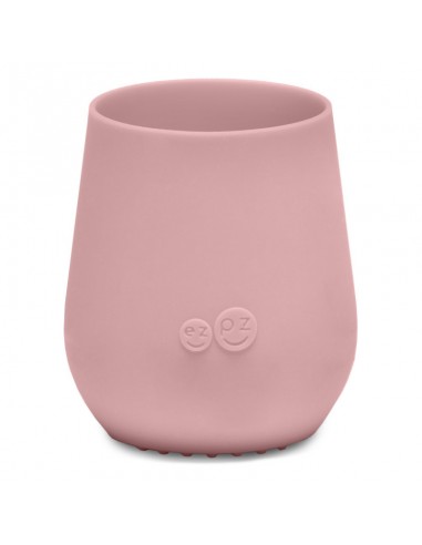 Mini Gobelet d'apprentissage en silicone souple Rose