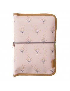 Protège carnet de santé et pochette de change Fresk Rose...