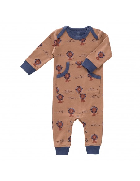 Combinaison Marron Lions Bleu Marine en coton bio