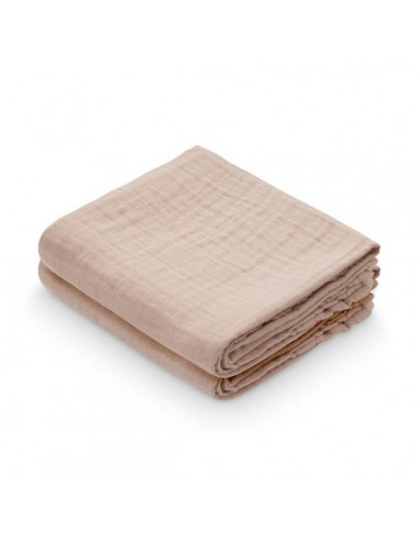 Lot de 3 Langes assortis Aurora, Sable et Rose