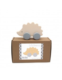 Petit Hérisson en bois à pousser 2