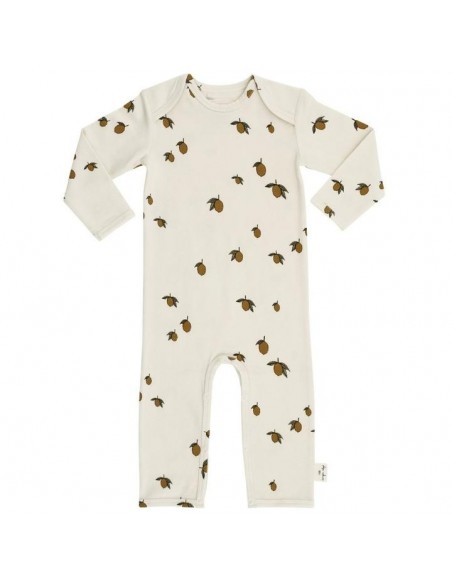 Combinaison pyjama en coton biologique Citrons Lemon