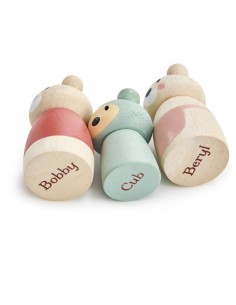 Jouet en bois Figurines Ours 2