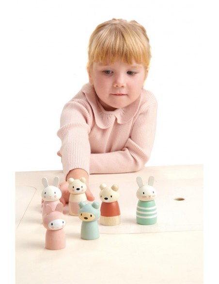 Jouet en bois Figurines Ours