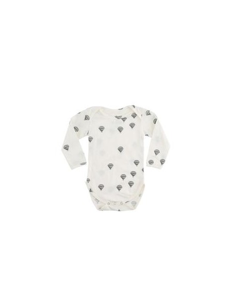 Body à manches longues en coton biologique Parachutes