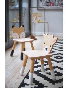 Chaise en bois Renard pour enfant 2