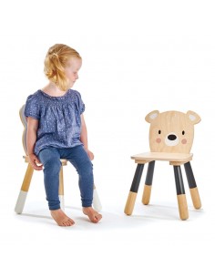 Chaise en bois Ours pour enfant 2