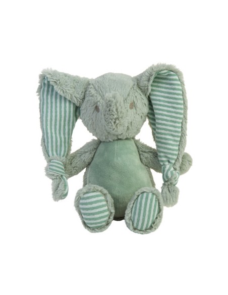 Grande peluche Eléphant Eddy Vert