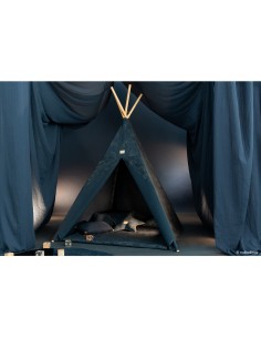 Tipi Phoenix Nobodinoz Gold Bubble Night Blue 2