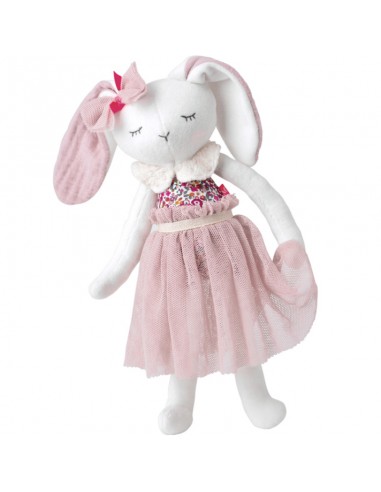 Poupée Lapin Fille en coton bio