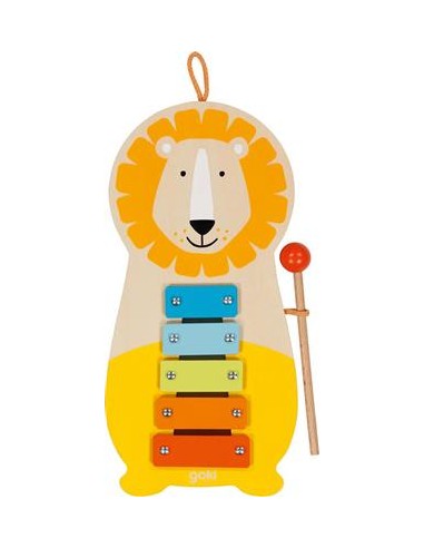 Xylophone Lion en bois