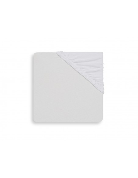 Drap housse Couffin Cododo en jersey de coton Blanc 40x80cm