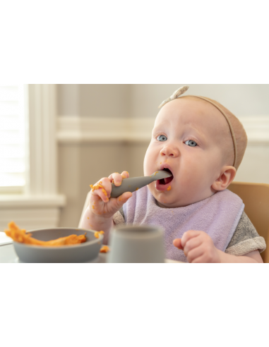 Mini Cuillères (x2) d'apprentissage en silicone...